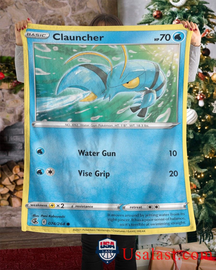Pokemon Clauncher Fusion Strike Blanket -RKXQV-8589