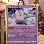 Pokemon Clefairy Pokemon Card Blanket 533297
