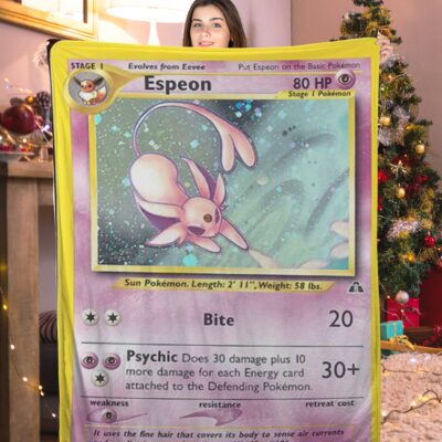 Pokemon Espeon Pokemon Card Blanket 878403