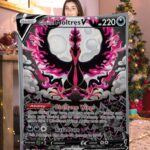 Pokemon Galarian Moltres V Pokemon Card Blanket 659196