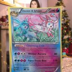 Pokemon Glaceon & Sylveon Pokemon Card Blanket 562316