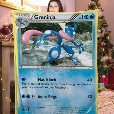 Pokemon Greninja Pokemon Card Blanket 167912