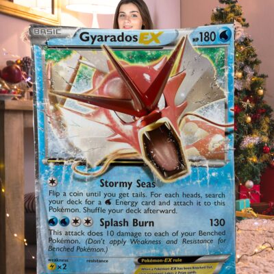 Pokemon Gyarados EX Pokemon Card Blanket 685887
