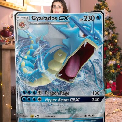 Pokemon Gyarados GX Pokemon Card Blanket 384799