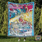 Pokemon Gyarados Stain Glass Custom Woven Blanket   -ts-blanket-150822-14