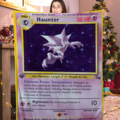 Pokemon Haunter Pokemon Card Blanket 857669