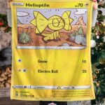 Pokemon Helioptile Fusion Strike Soft Blanket   -SQU2I-9872