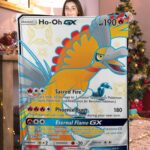 Pokemon Ho-Oh GX Pokemon Card Blanket 650057
