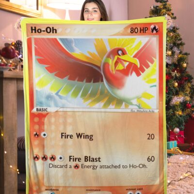 Pokemon Ho-Oh Pokemon Card Blanket 361018