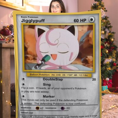 Pokemon Jigglypuff Pokemon Card Blanket 2 455814