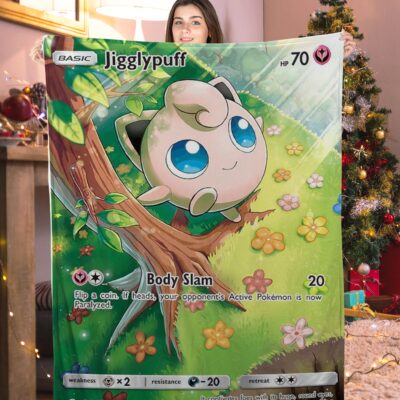 Pokemon Jigglypuff Pokemon Card Blanket 3 483749
