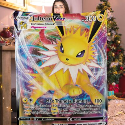 Pokemon Jolteon VMAX Pokemon Card Blanket 161725