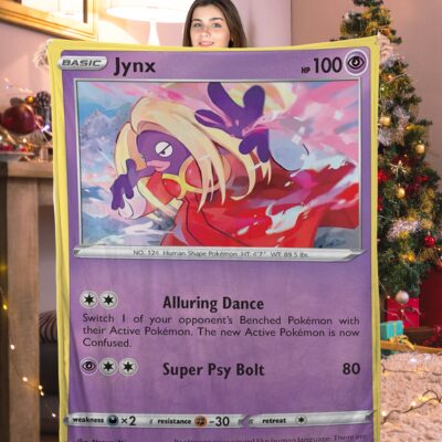 Pokemon Jynx Pokemon Card Blanket 464610