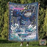 Pokemon Kyogre Stain Glass Custom Woven Blanket   -ts-blanket-150822-09