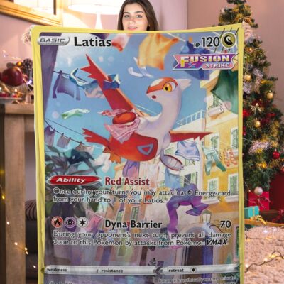 Pokemon Latias Pokemon Card Blanket 472071