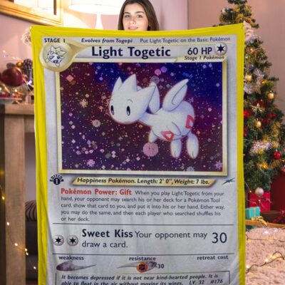 Pokemon Light Togetic Pokemon Card Blanket 527751