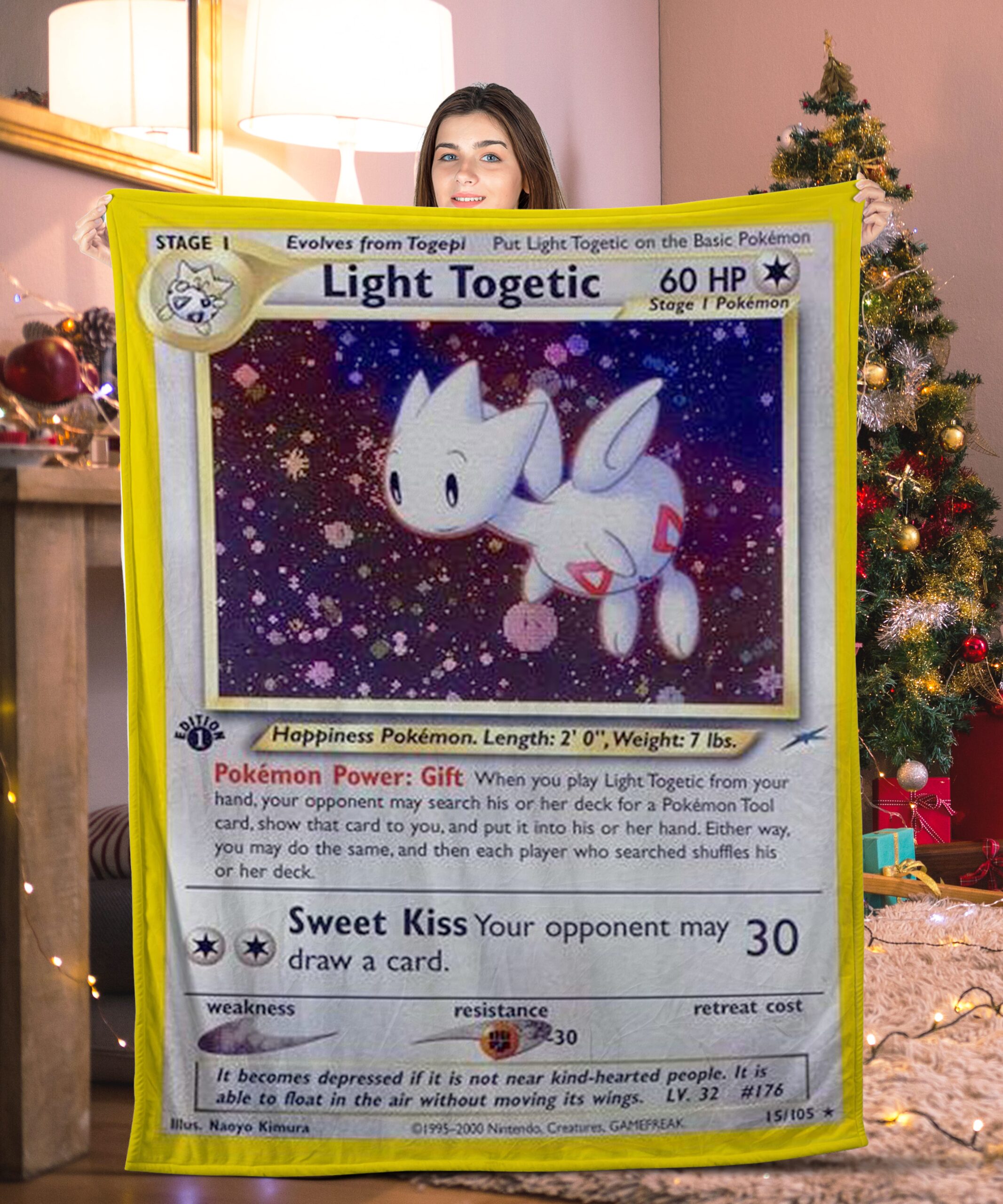 Pokemon Light Togetic Pokemon Card Blanket 527751