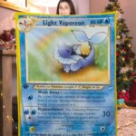 Pokemon Light Vaporean Pokemon Card Blanket 978064