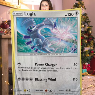 Pokemon Lugia Pokemon Card Blanket 221477