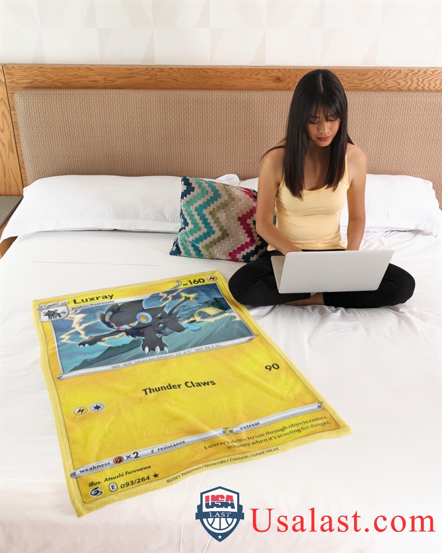 Pokemon Luxray Fusion Strike Soft Blanket -TJUPD-2464 - Image 4