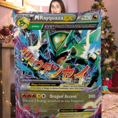 Pokemon MRayquaza EX Card Blanket 162562