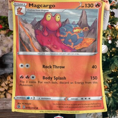 Pokemon Magcargo Fusion Strike Blanket   -6A0JY-9384