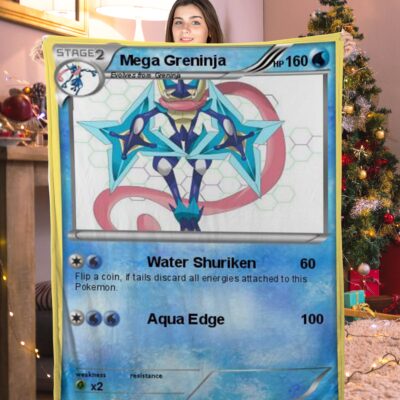 Pokemon Mega Greninja Pokemon Card Blanket 317706