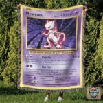 Pokemon Mewtwo Custom Woven Blanket   -ts-blanket-150822-20