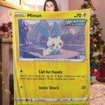 Pokemon Minun Pokemon Card Blanket 967329