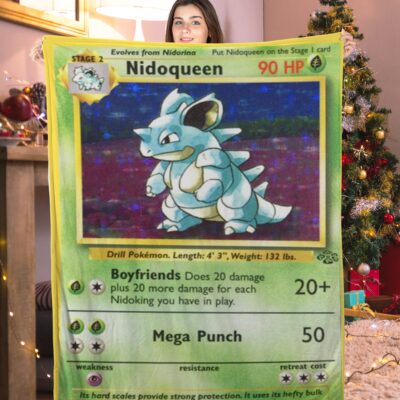 Pokemon Nidoqueen Pokemon Card Blanket 764683
