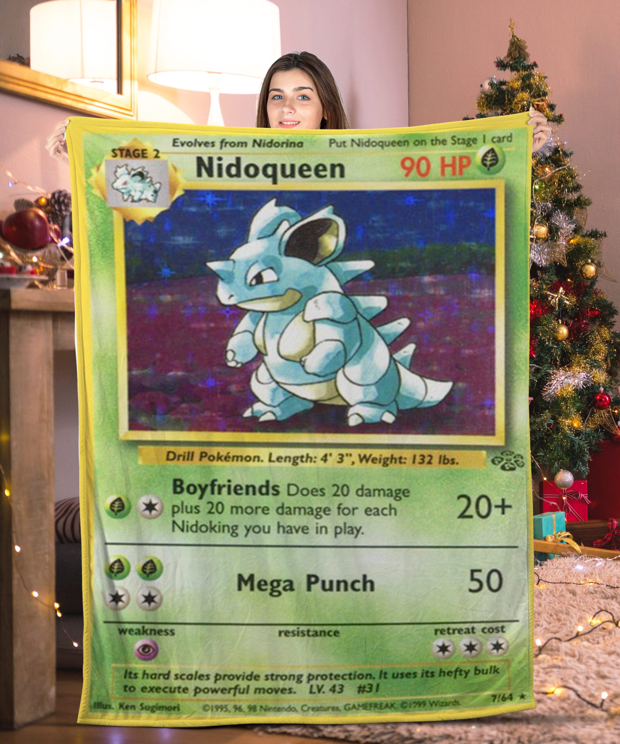 Pokemon Nidoqueen Pokemon Card Blanket 764683