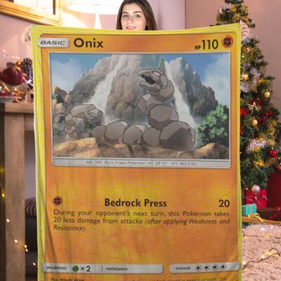 Pokemon Onix Pokemon Card Blanket 280781