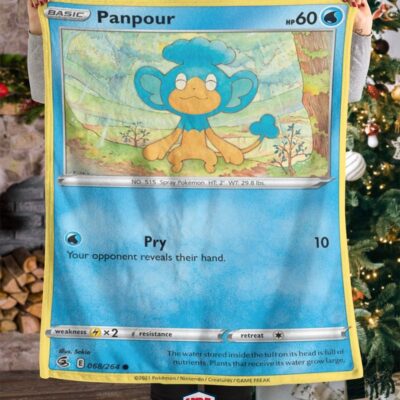 Pokemon Panpour Fusion Strike Blanket   -2POTM-6363