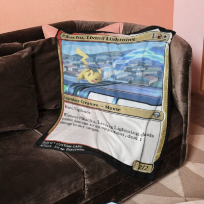 Pokemon Pikachu Living Lightning Blanket   -YQDPF-4232