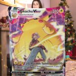 Pokemon Pikachua Vmax Pokemon Card Blanket 740281