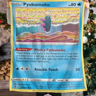 Pokemon Pyukumuku Fusion Strike Blanket   -U5WR5-3188
