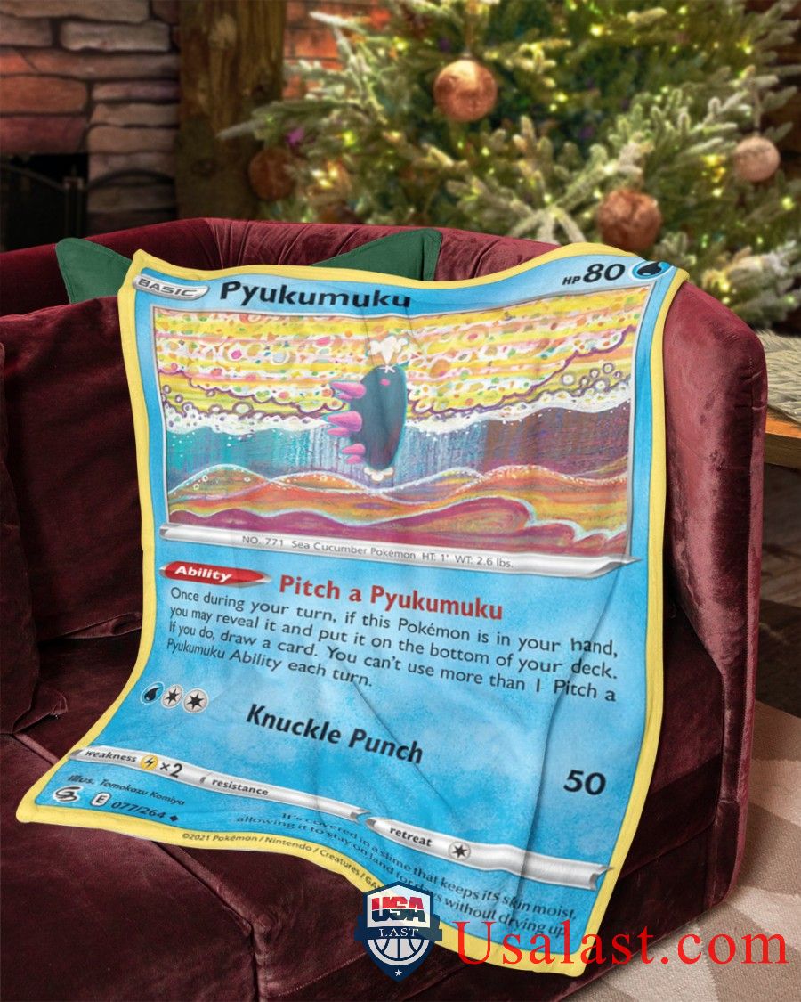 Pokemon Pyukumuku Fusion Strike Blanket -U5WR5-3188 - Image 2