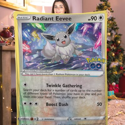 Pokemon Radiant Eevee Pokemon Card Blanket 621501