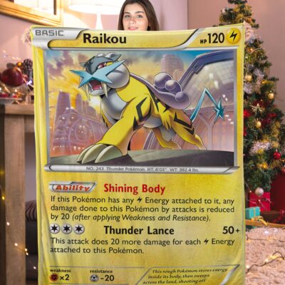 Pokemon Raikou Pokemon Card Blanket 2 413503