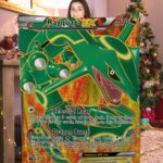 Pokemon Rayquaza EX Pokemon Card Blanket 701824