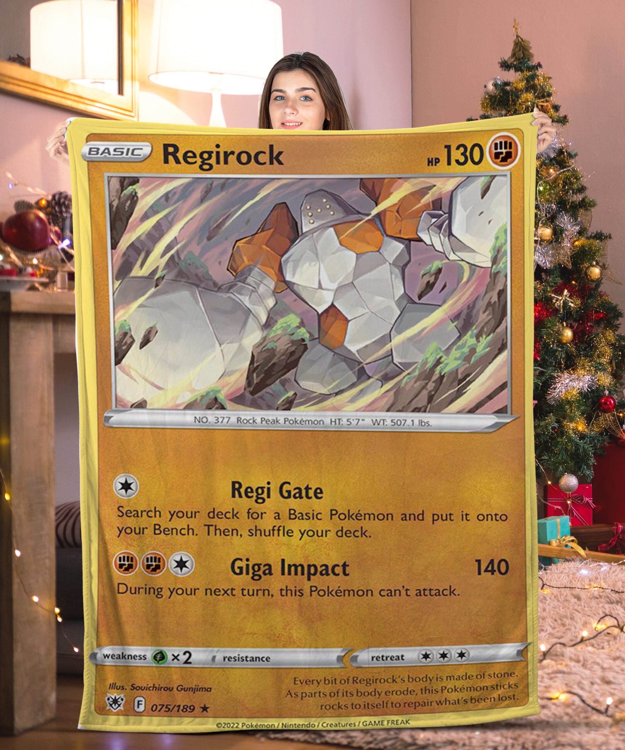 Pokemon Regirock Pokemon Card Blanket 984041