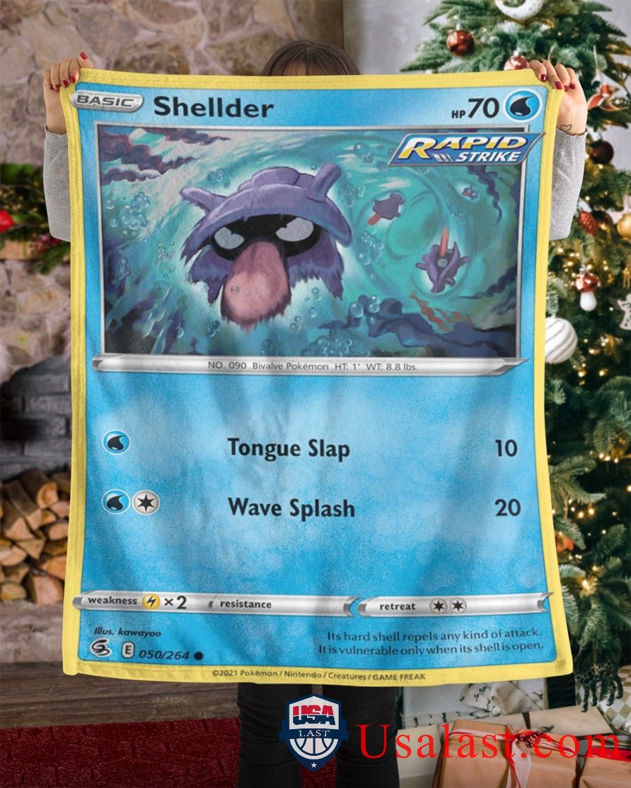 Pokemon Shellder Rapid Strike Blanket -VBIHW-6822