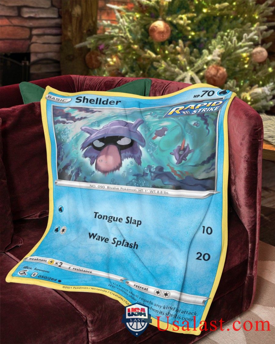Pokemon Shellder Rapid Strike Blanket -VBIHW-6822 - Image 2