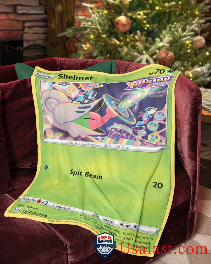Pokemon Shelmet Fusion Strike Blanket -AYOWK-6646 - Image 2
