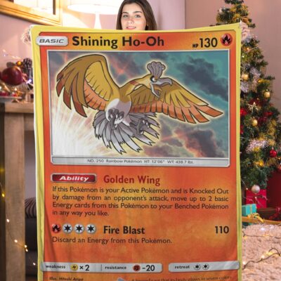 Pokemon Shining Ho-Oh Pokemon Card Blanket 831073