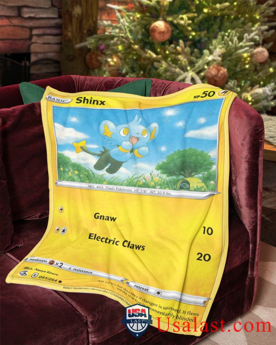 Pokemon Shinx Fusion Strike Soft Blanket -LQA5E-3354 - Image 2