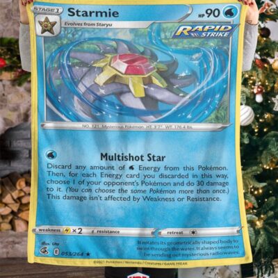 Pokemon Starmie Rapid Strike Blanket   -DFIVD-1458