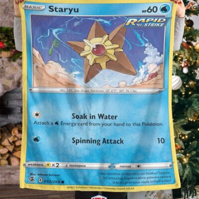 Pokemon Staryu Rapid Strike Blanket   -65DJO-7768