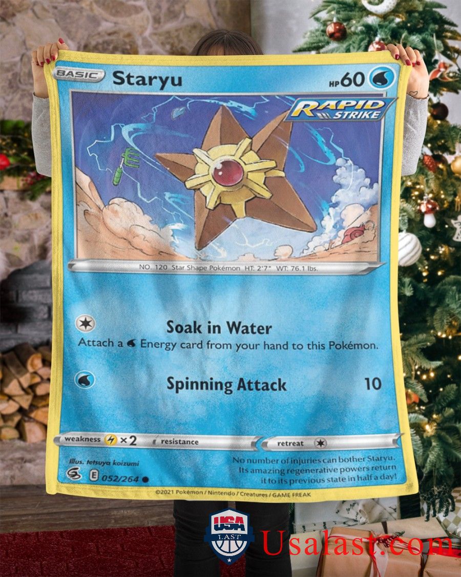 Pokemon Staryu Rapid Strike Blanket -65DJO-7768
