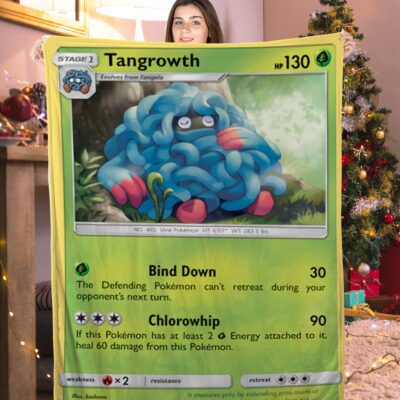 Pokemon Tangrowth Pokemon Card Blanket 366856